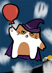 Witch Cat in Magic Land