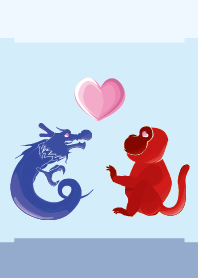 ekst Biru (Naga) Cinta Merah (Monyet)