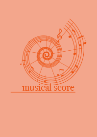 musicalscore salmon pink