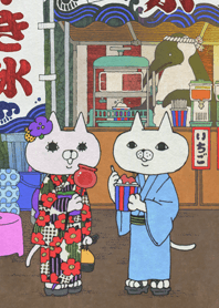 Mr.&Mrs.Nekoyama in Summer