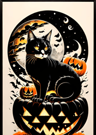 halloween cat C37A4a