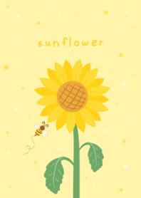 sunflower big yellow pastel