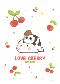 Three Bears Love Cherry Cutie