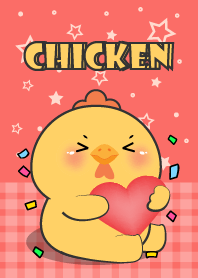 Chicken Love Red Color Theme