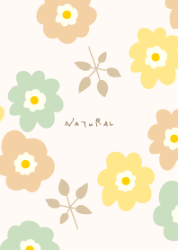 Nordic flowers leaves random4 from Japan