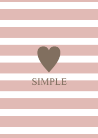 Cute pink beige x stripes. hearts.