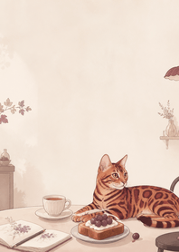 Scarlet Bengal Grape Toast Study
