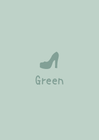 High heels -Dullness Green-