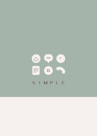 SIMPLE(beige green)V.142b