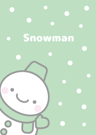 緑色雪だるま（スノーマン）の着せかえ3