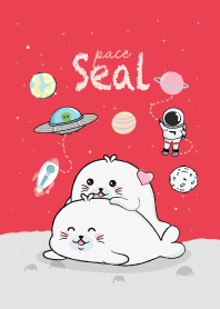 Seal On Space Red.