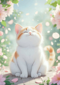 Cute Cat and Beautiful Nature V.21
