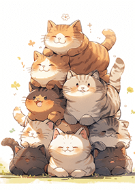 療癒您的心❤軟綿貓疊疊樂-5