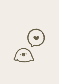 Chill out chick.(dusty color8-03)