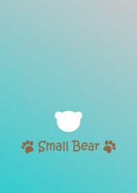 Small Bear *TURQUOISE+GRAY*