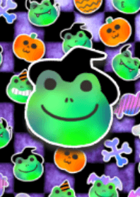 Halloween cute frog