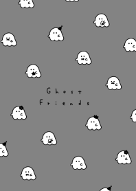 Ghost Friend Pattern(line)/gray,BL,whfil