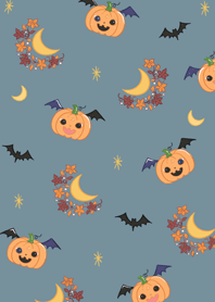 Halloween party ver1 (dark blue)