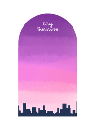 Window: City Surise