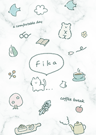 "Fika" Sakura and Marble bluegreen06_2