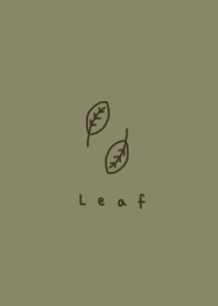 Green and leaves.