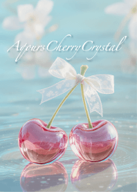 Aqua Cherry Crystal / Transparency