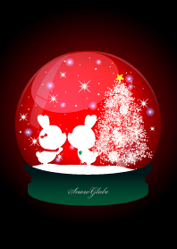 Snow Globe -Red-