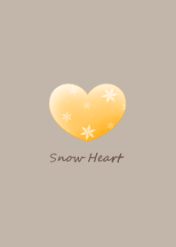 Snow Heart -gold-