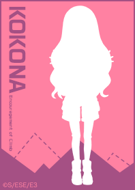 『ヤマノススメ』シルエット_ここな ver