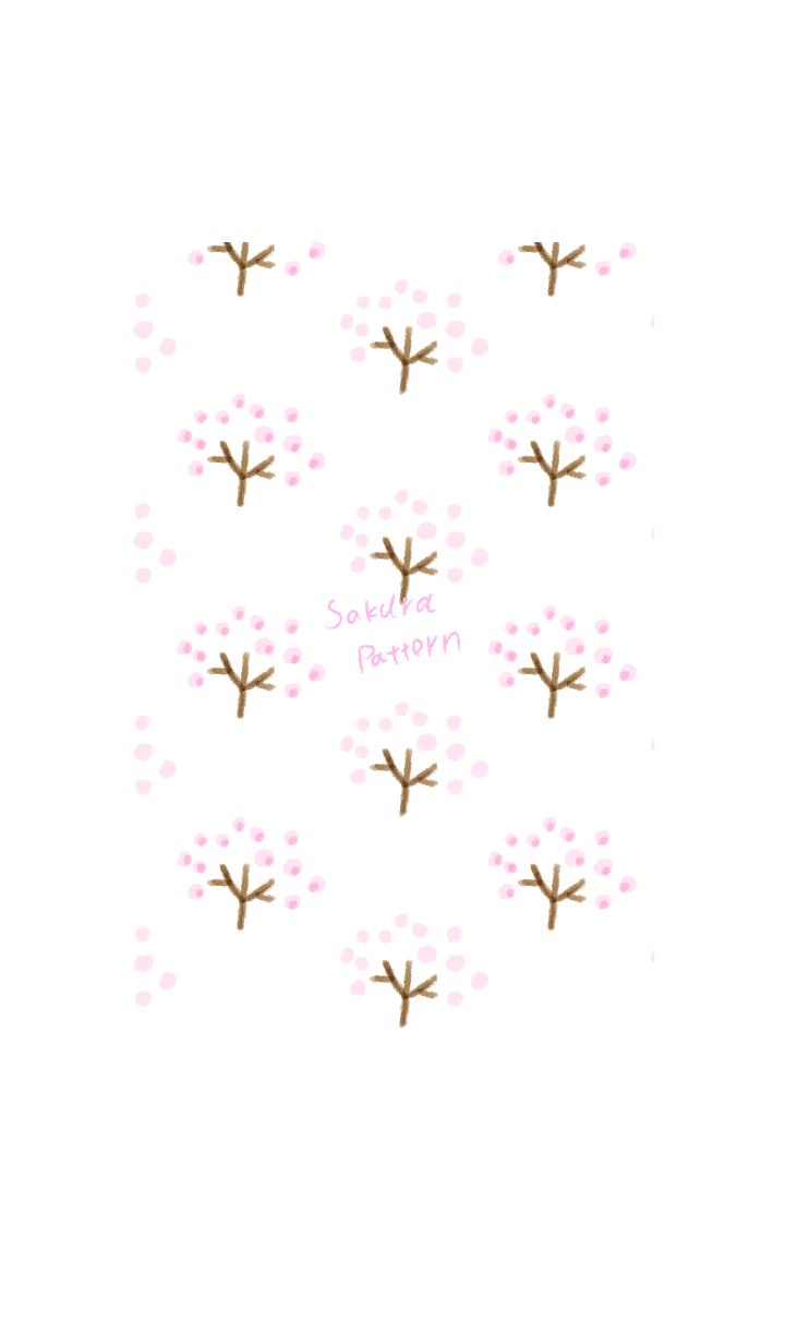 Watercolor cherry blossom pattern !