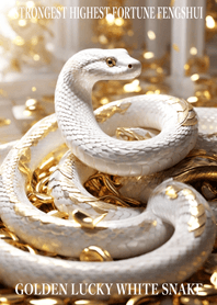 Golden White Snake of Luck 56