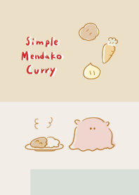 simple Mendako curry beige.