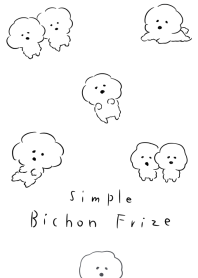 simple Bichon Frize.