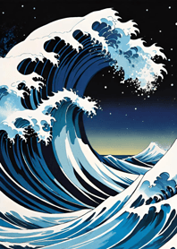 Mountain, Sea, and Moonlit Night CEFbe5