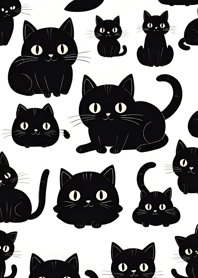 超可愛 黑貓