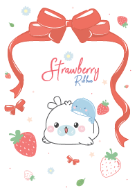 Whale Seal Baby Strawberry Delight