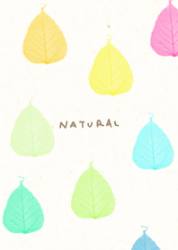 葉っぱ カラフル8