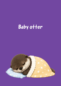 Baby otter02 purple
