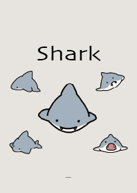 Beige : Simple shark.