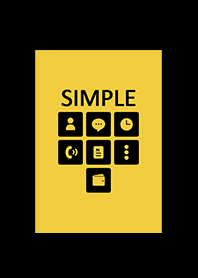 シンプル*イエロー&ブラック
