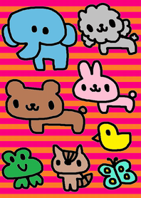 (Animals x(pink ))
