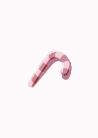 ekstamp candy cane (pink) NO.106