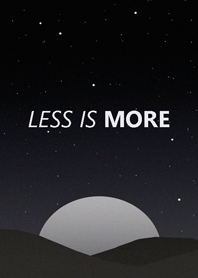 Less is more - #23 Nature