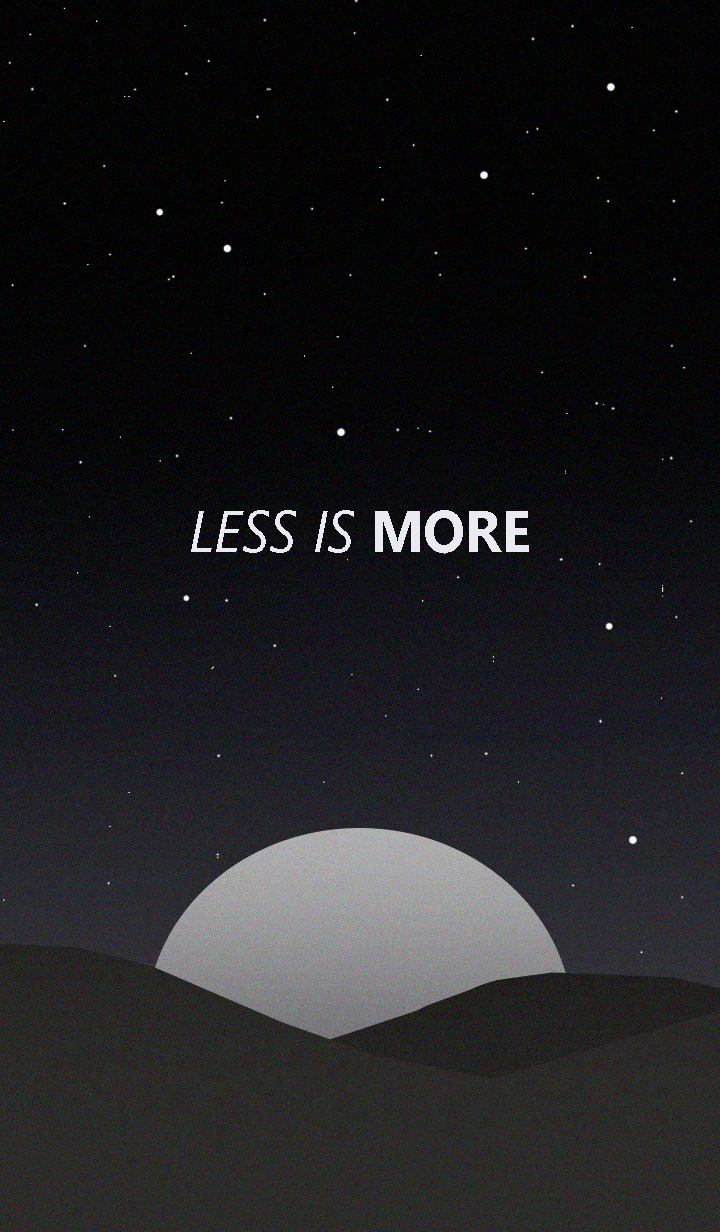 Less is more - #23 Nature