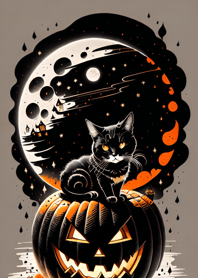 浮世絵万聖節猫 8c6968