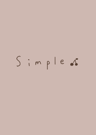 simple cute pink beige theme