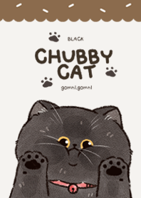 Chubby Cat : Black Cat