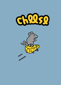 CHEESE SKATER dull blue beige.