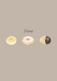 Sweets Donut* -mocha beige-