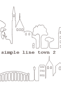 シンプルな線の町２